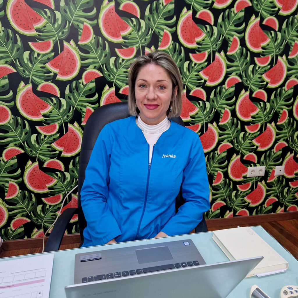 Ivanka torres en su centro de nutrición